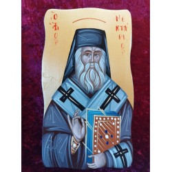 Άγιος Νεκτάριος σε καβαλέτο 